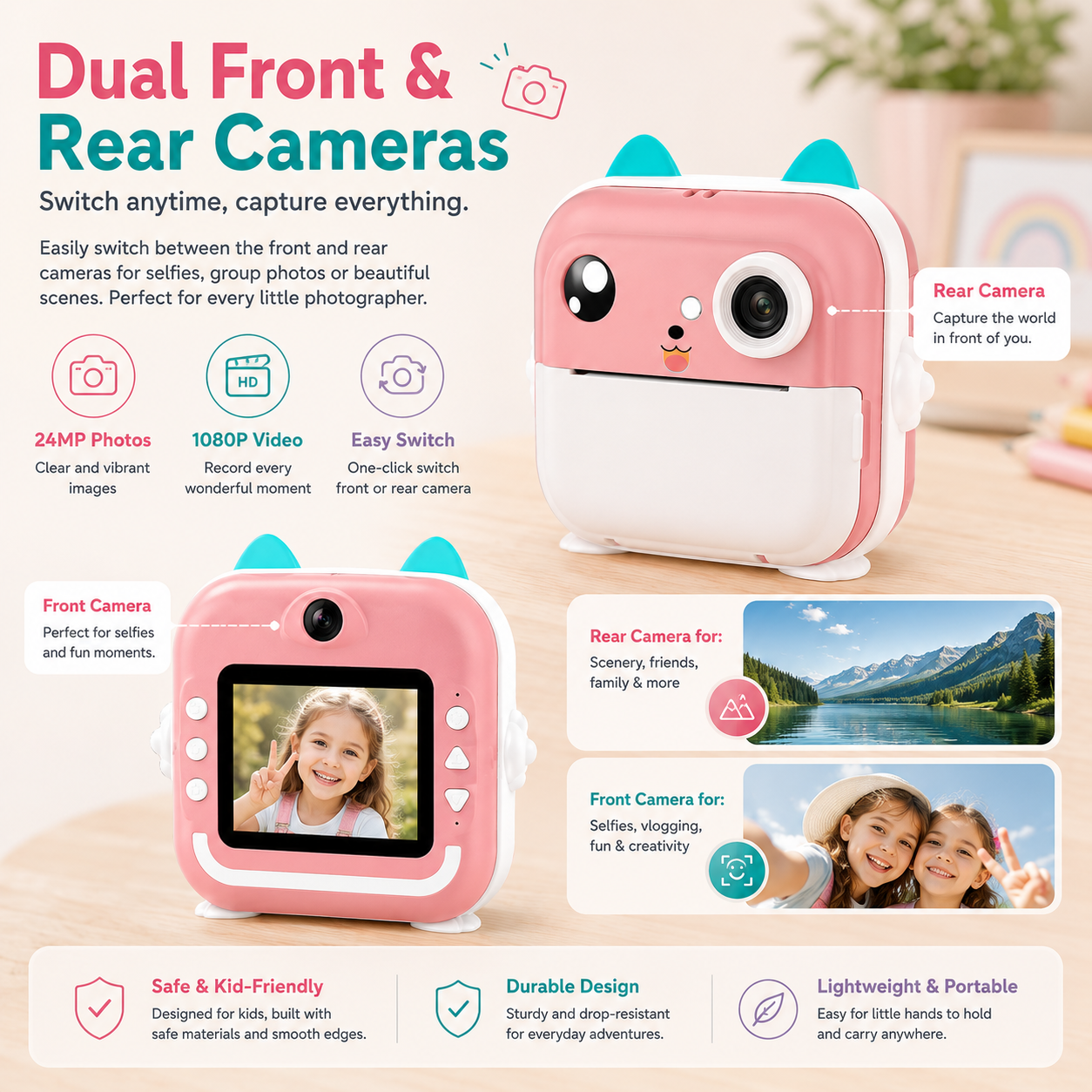 SnapPrint Kids Camera
