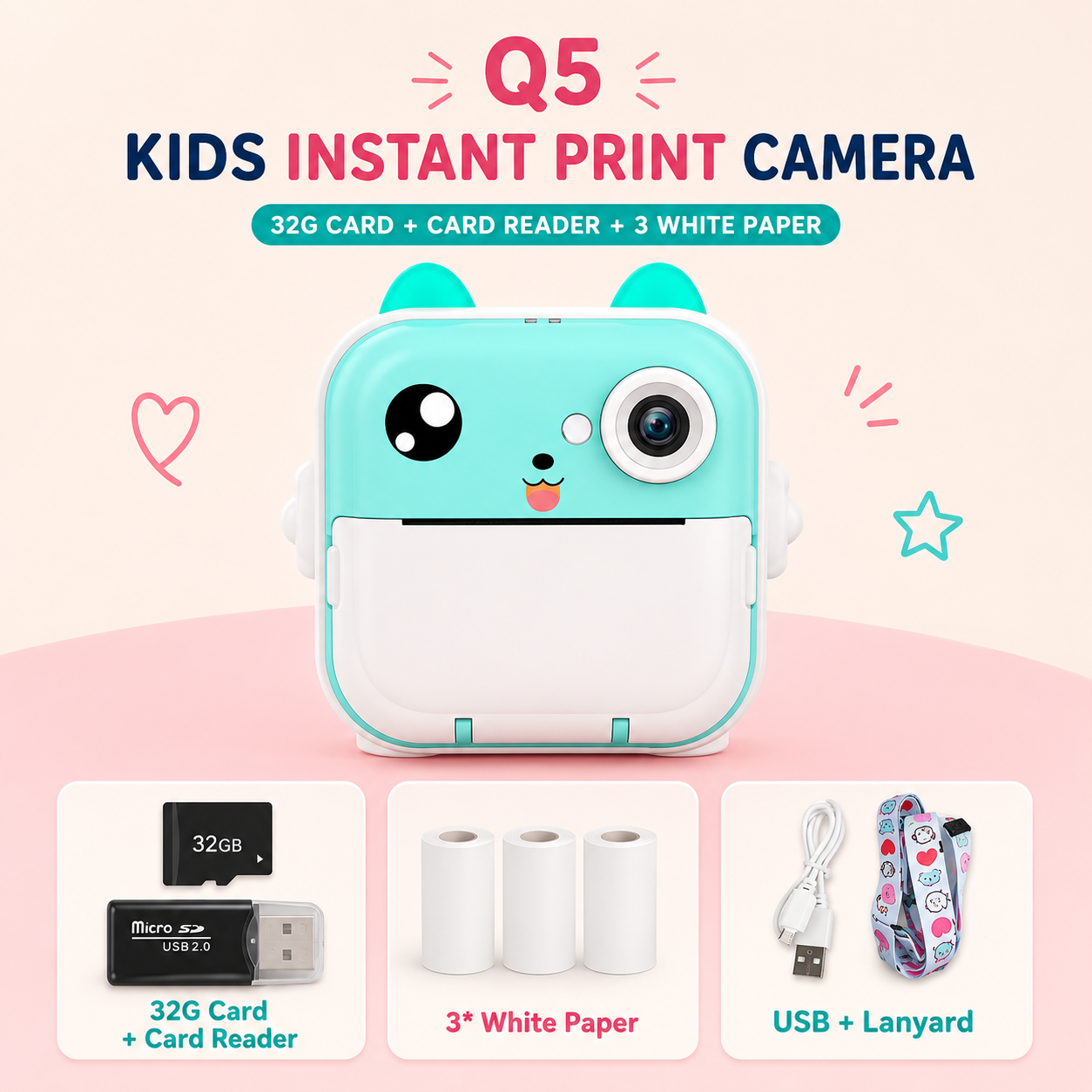 SnapPrint Kids Camera